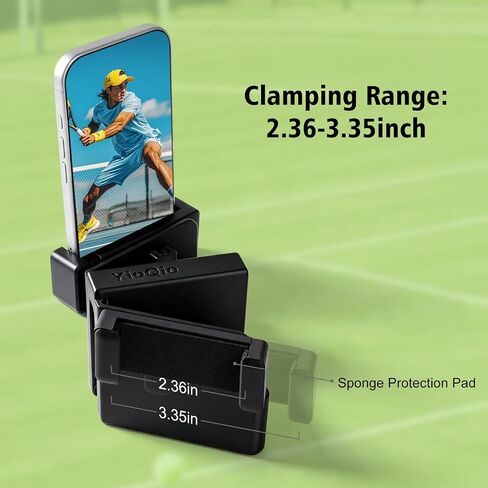 Tennis Net Phone Holder, 3D Printed Dual-View Camera Mount in Kuwait