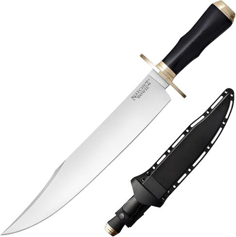 Cold Steel Natchez Bowie Fixed Blade Hunting Knife 11.5" CPM 3V Steel Razor-Sharp Clip Point Blade 5.25" G-10 Handle with Sheath in Kuwait