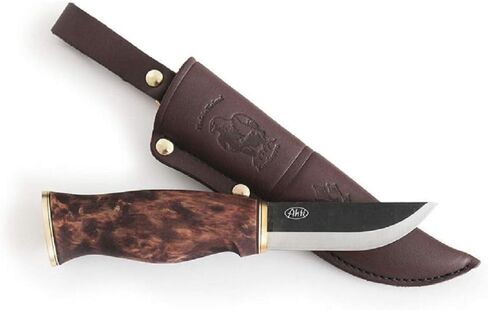 Ahti Leuku 90mm Carbon Steel Scandinavian Knife from Finland in Kuwait
