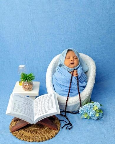 Newborn Photography Props Wooden Table Brown Mini Bedside Table Rustic Square End Table Baby Photoshoot Props Display Risers for Any Newborn Bed and Birthday Cake Smash Photoshoots in Saudi Arabia