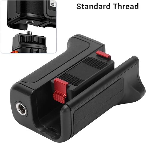 Sports Camera Street Photography Handle Set, Magnetic Arrow Storage Case Handle, Adjustable Shutter with Cold Shoe Expansion, Ideal for Street Photography, Sports & Scene Needs in Saudi Arabia