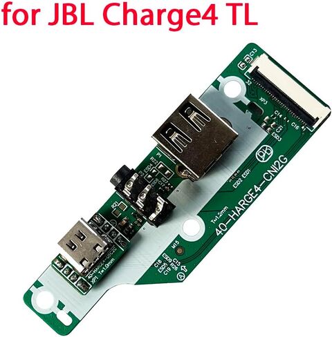Replacement USB Charging & Audio Port PCB Board Compatible with JBL Charge 4 TL Bluetooth Speaker - Dock Repair Part in Kuwait