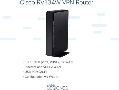 Cisco RV134W-A-K9-NA RV134W Wireless-N VPN Router (Renewed) in Kuwait