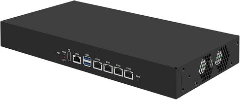 Firewall Hardware 13 Inch, OPNsense, VPN, Router PC, N95 N97, RJ72, 4 x 2.5GbE LAN POE ETH0-3, Console, HDMI, VGA, Dual SIM Slot, TPM2.0, 32G RAM, 512G SSD in Kuwait