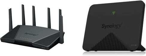 Synology RT6600ax Wi-Fi Router and Synology MR2200ac Mesh Wi-Fi Router Bundle in Kuwait