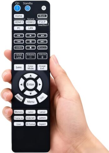 New Replacement Remote Compatible with EPSON Home Cinema 4000/4010 /4040 /5040UBe /5050UBe/Pro Cinema 4050 /6040UB/6050UB/LS9600e/LS10500/LS12000/LS11000//LS10000/LS9600W Projector in Kuwait