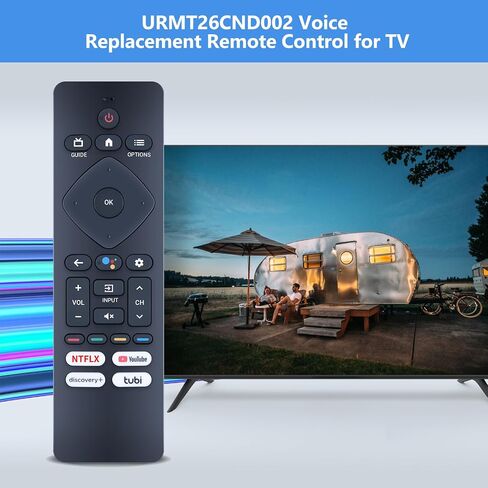 PZL URMT26CND002 Replacement Voice Remote Control for Philips Google TV 65PUL7672/F7 55PUL7672/F7 55PUL7552/F7 50PUL7552/F7 643PUL7652/F7 65PUL7552 50PUL7672/F7 75PUL7552/F7 5PUL7552/F7 43PUL7672/F7 in Kuwait