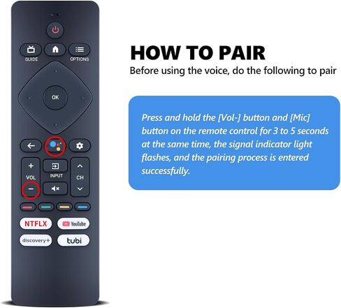 PZL URMT26CND002 Replacement Voice Remote Control for Philips Google TV 65PUL7672/F7 55PUL7672/F7 55PUL7552/F7 50PUL7552/F7 643PUL7652/F7 65PUL7552 50PUL7672/F7 75PUL7552/F7 5PUL7552/F7 43PUL7672/F7 in Kuwait