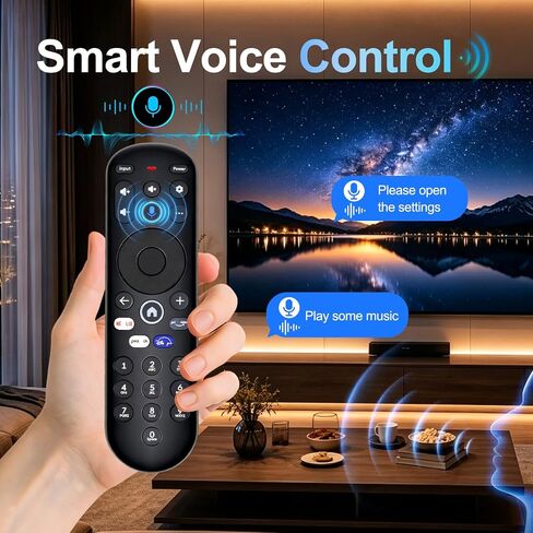 Voice Remote Replacement for Element Xumo TV & Xumo Stream Box, Compatible with E550AE55C E550AE65C E550AE75C E500AC43C E500AC55C E500AC65C, Easy Setup, 2 Year Warranty in Kuwait