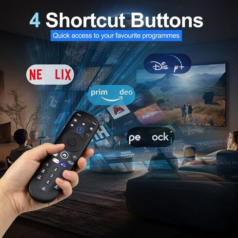Voice Remote Replacement for Element Xumo TV & Xumo Stream Box, Compatible with E550AE55C E550AE65C E550AE75C E500AC43C E500AC55C E500AC65C, Easy Setup, 2 Year Warranty in Kuwait