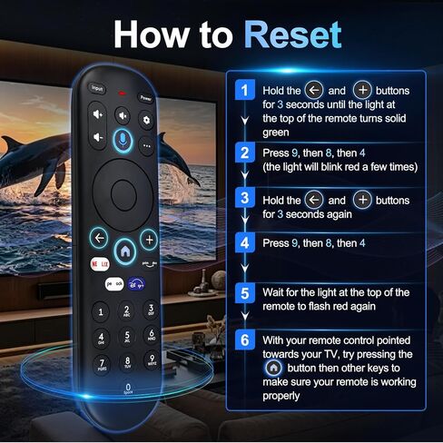 Voice Remote Replacement for Element Xumo TV & Xumo Stream Box, Compatible with E550AE55C E550AE65C E550AE75C E500AC43C E500AC55C E500AC65C, Easy Setup, 2 Year Warranty in Kuwait