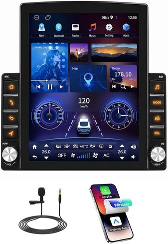 Car Stereo Radio for Mitsubishi Outlander 2003-2006 CarPlay Android Auto in Kuwait