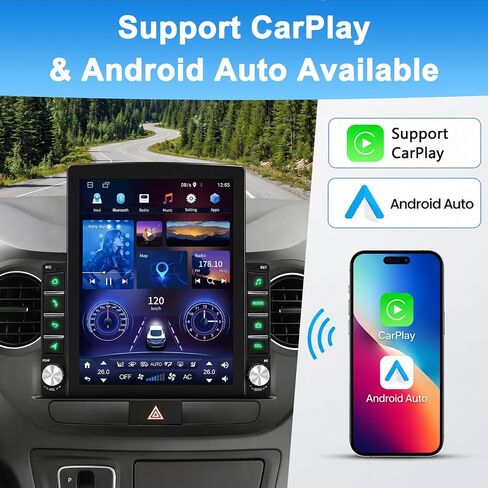 Car Stereo Radio for Mitsubishi Outlander 2003-2006 CarPlay Android Auto in Kuwait