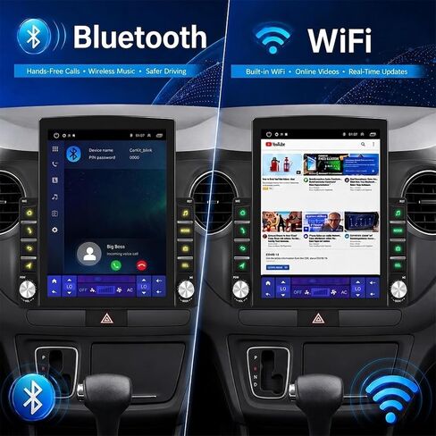 Car Stereo Radio for Mitsubishi Outlander 2003-2006 CarPlay Android Auto in Kuwait