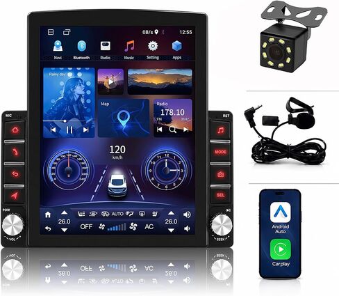 Car Stereo Radio for Mitsubishi Outlander 2003-2006 CarPlay Android Auto in Kuwait
