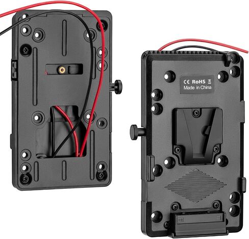 Fomito VS-VS1 V-Mount BatteryAdapter Plate(Large Size), D-TAP Output 14.8V to 16.8V, Suitable for All Kinds of Steadicam, Camera Kits, SLR Kits and Smart Size is Very Convenient in Kuwait