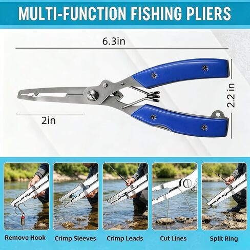 Fish Lip Gripper with Scale，40LB Fish Gripper with 360° Swivel Handle in Kuwait