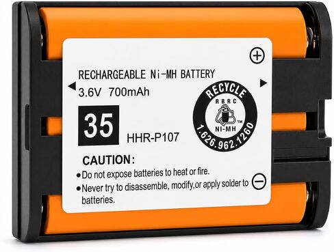 HHR-P107A 3.6V 700mAh Replacement Battery Pack for Panasonic Cordless Phone HHR-P107 in Kuwait