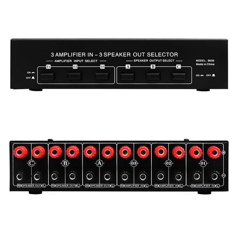 3 in 3 Out 300W Per Channel Speaker Amplifier Switcher in Kuwait