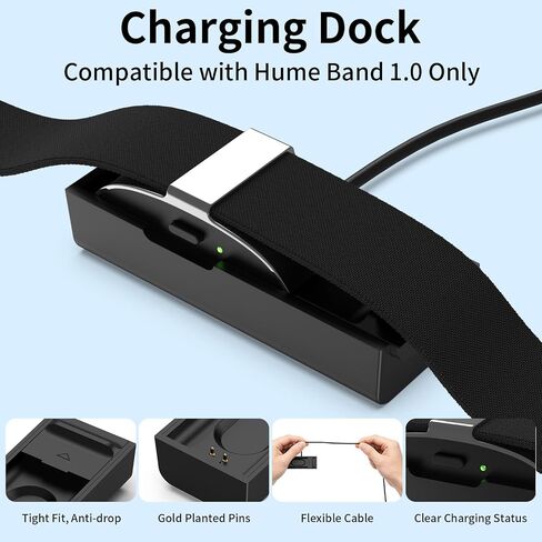 Compatible with Hume Band Charger 1.0, Fast Safe Charging Base with USB-A in Kuwait