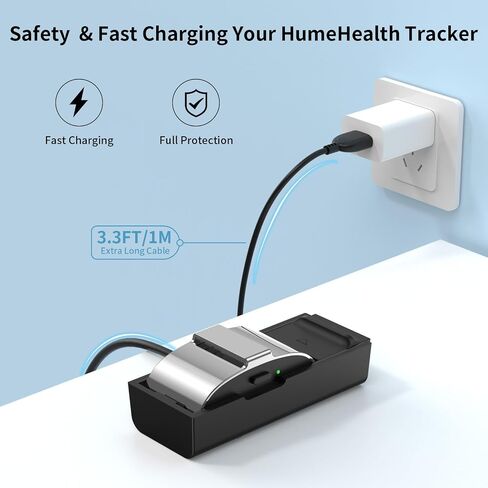 Compatible with Hume Band Charger 1.0, Fast Safe Charging Base with USB-A in Kuwait