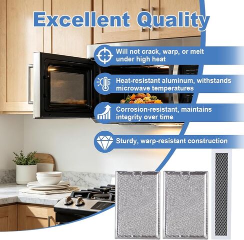 FGMV17WNVFA Microwave Grease & Charcoal Filter, 3 Pack in Kuwait