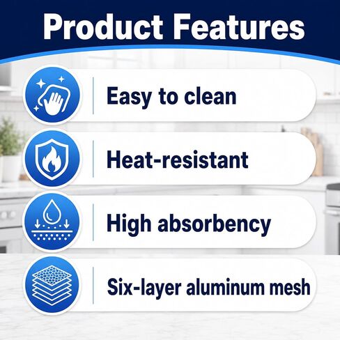 4Pcs Microwave Grease Filter for GE JVM3160RF1SS JVM3160RF2SS JVM3160RF3SS JVM3160RF4SS JVM3160RF5SS JVM3160RF6SS, Aluminum Mesh Material in Kuwait