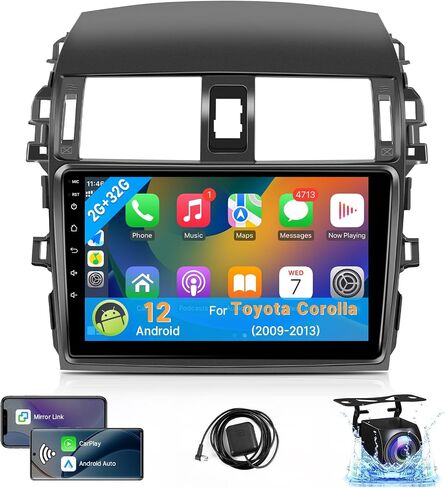 Leadfan Car Stereo for Toyota Corolla 2009 2010 2011 2012 2013 Radio 2+32G in Kuwait