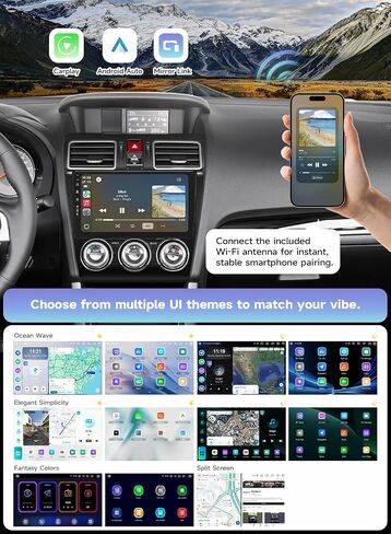Roadanvi 9" Head Unit for2015-2018 Subaru Forester 4 & 2016-2021 Subaru WRX in Kuwait