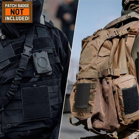 6 Pack Molle Hook & Loop Panel Set Molle Patch Panel 4 Pcs 4" x 4" and 2 Pcs 10" x 6" Tactical Attachment for Morale Accessories and Backpack in Saudi Arabia