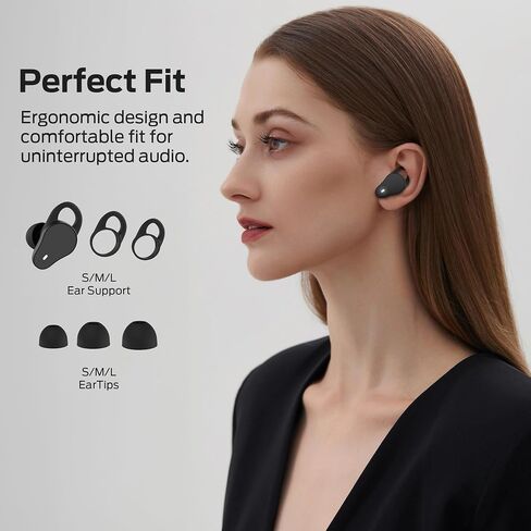 Oraolo Wireless Earbuds, Bluetooth 5.4 in-Ear Stereo Headphones, Built-in Mic for Crystal Clear Call, 32H Playtime, Type-C Fast Charging, Waterproof in-Ear Ear Buds Earphones for Sports in Saudi Arabia