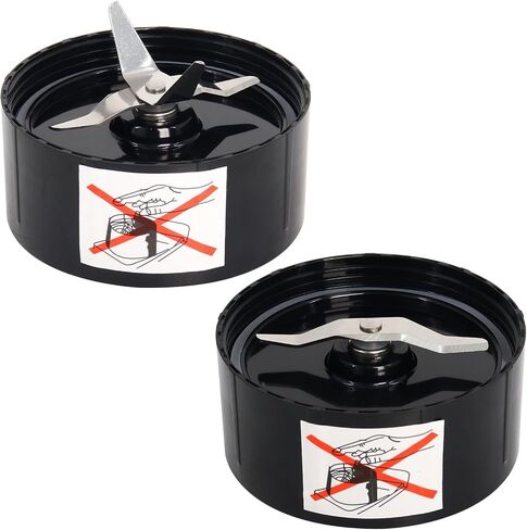 Dual Cross + Flat Cutting Blade Set Compatible with Magic Bullet MB1001 in Kuwait
