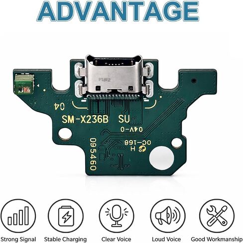 Ubrokeifixit Tab A11 Plus X236 11.0 USB Charging Port Dock Connector Charger Board Flex Cable Replacement for Samsung Galaxy Tab A11 Plus X236 X230 X236B 11.0" (X236-Blue) in Kuwait