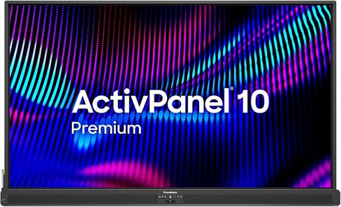ActivPanel 10 Premium 65 "المواصفات العالية السبورة الرقمية للمكتب أو الفصل الدراسي ، 4K UHD ، جهاز مرنة OS ، لوحة متضمنة ، 3 سنوات الدعم في الموقع in Kuwait