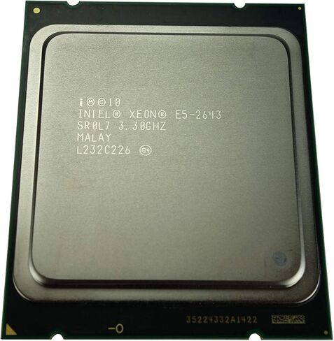 Intel Xeon E5-2643 3.33GHz 10MB Quad Core 130W LGA2011 SR0L7 CM8062107185605 (Renewed) in Kuwait
