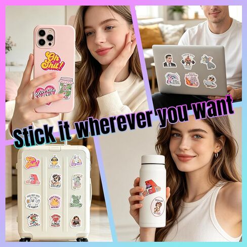 300pcs Funny Stickers for Adults, Meme Waterproof Sarcastic Sticker Pack in Kuwait