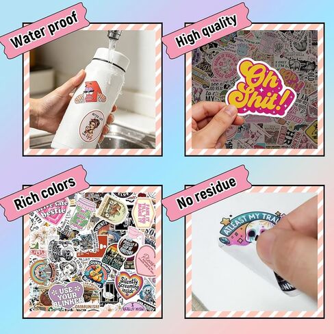 300pcs Funny Stickers for Adults, Meme Waterproof Sarcastic Sticker Pack in Kuwait