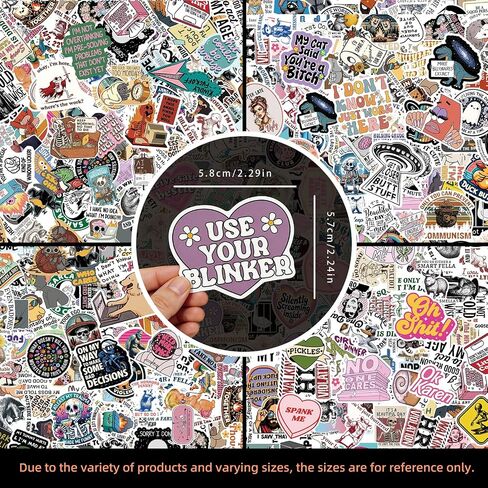 300pcs Funny Stickers for Adults, Meme Waterproof Sarcastic Sticker Pack in Kuwait