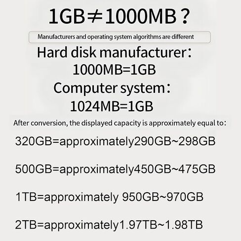 500GB External Hard Drive,Compact Portable Hard,USB 3.0/USB C in Kuwait