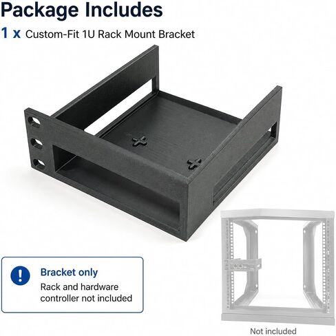 3D Printed Custom 1U Rack Mount Bracket for TP-Link Omada OC220 Controller in Saudi Arabia