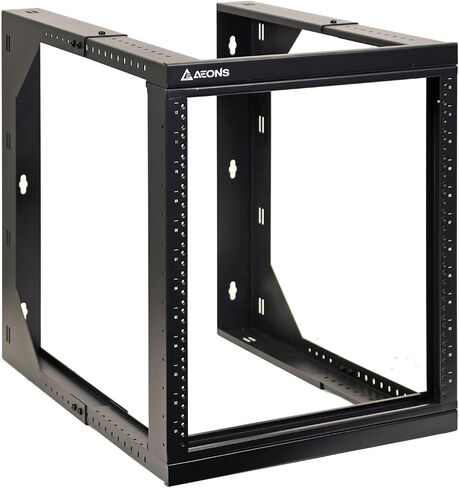 AEONS 18U Open Frame Network Server Rack, Adjustable Depth, Swing Gate in Kuwait