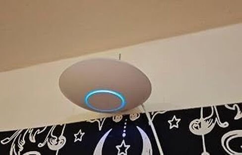 SplashNColor Wall Arm Mount Compatible with Ubiquiti UniFi U6 Enterprise / U6 Pro / U7 Pro / U7 Pro Max – Offset Access Point Placement | Screw-On Network Bracket for Clean Cable Drop in Saudi Arabia