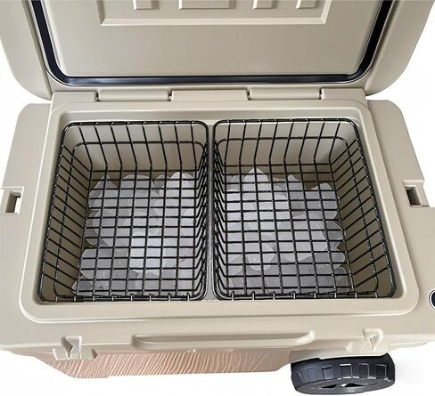 2 Pack Cooler Basket for Yeti Tundra Haul,Stays Food Chilled and Dry, Compatible with Other Cooler Accessories Cooler Locks, Dividers, Ice etc in Kuwait