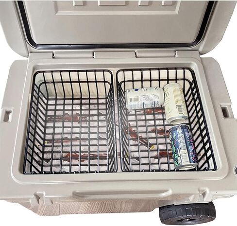 2 Pack Cooler Basket for Yeti Tundra Haul,Stays Food Chilled and Dry, Compatible with Other Cooler Accessories Cooler Locks, Dividers, Ice etc in Kuwait