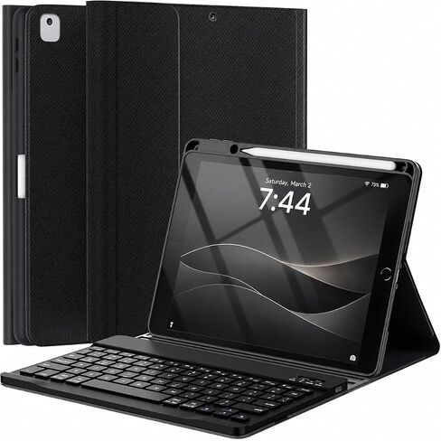 OYEEICE Keyboard Case for iPad 9th/8th/7th Gen (2021/2020/2019) 10.2 Inch in Kuwait