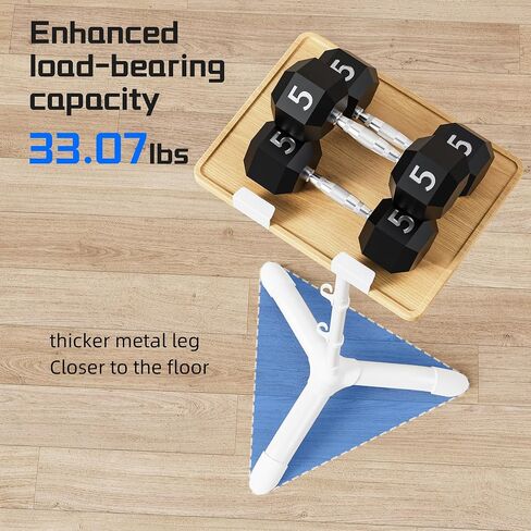 ETHU Laptop Floor Stand with One-Hand Adjust & Safety Lock, Oak in Kuwait