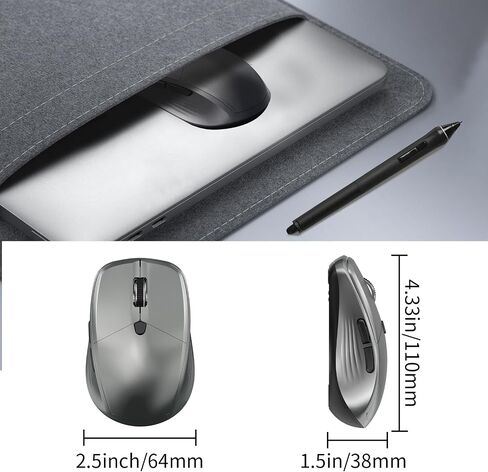 Small Wireless Ergonomic Computer Mouse for Laptop PC Desktop Chromebook in Kuwait