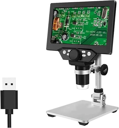 Video Microscope Adjustable LCD Display 1000X HD 1080P Output in Saudi Arabia
