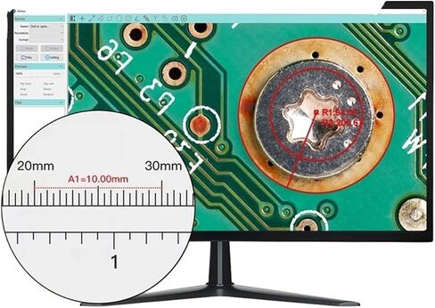 Video Microscope Adjustable LCD Display 1000X HD 1080P Output in Saudi Arabia
