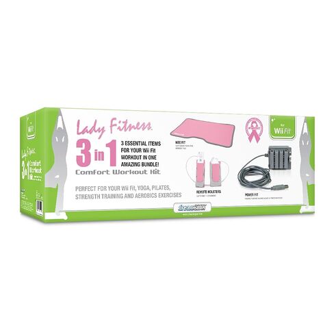 3-In-1 Lady Fitness Comfort Workout Kit - Nintendo Wii in Kuwait